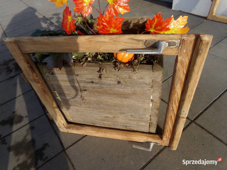 Stare okno rama okienna retro loft lustro Ramki i ramy Ełk