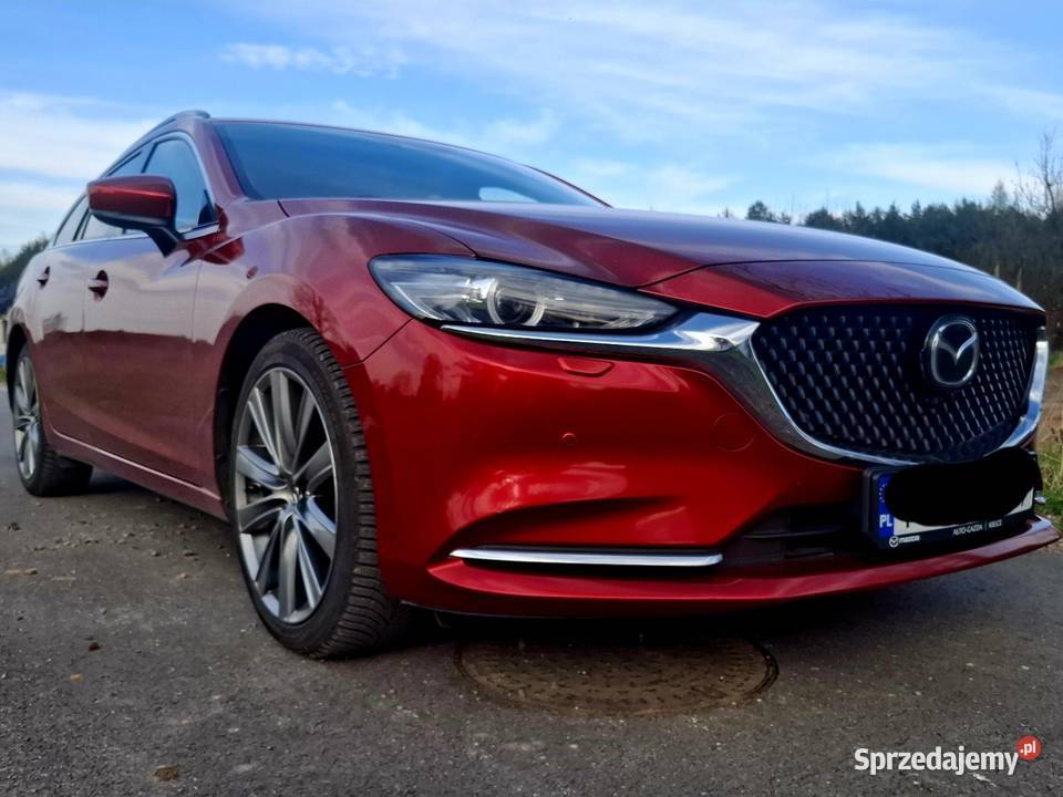 Mazda 6 ORYGINALNY LAKIER Salon BEZWYPADKOWY Sky skórzana tapicerka świętokrzyskie