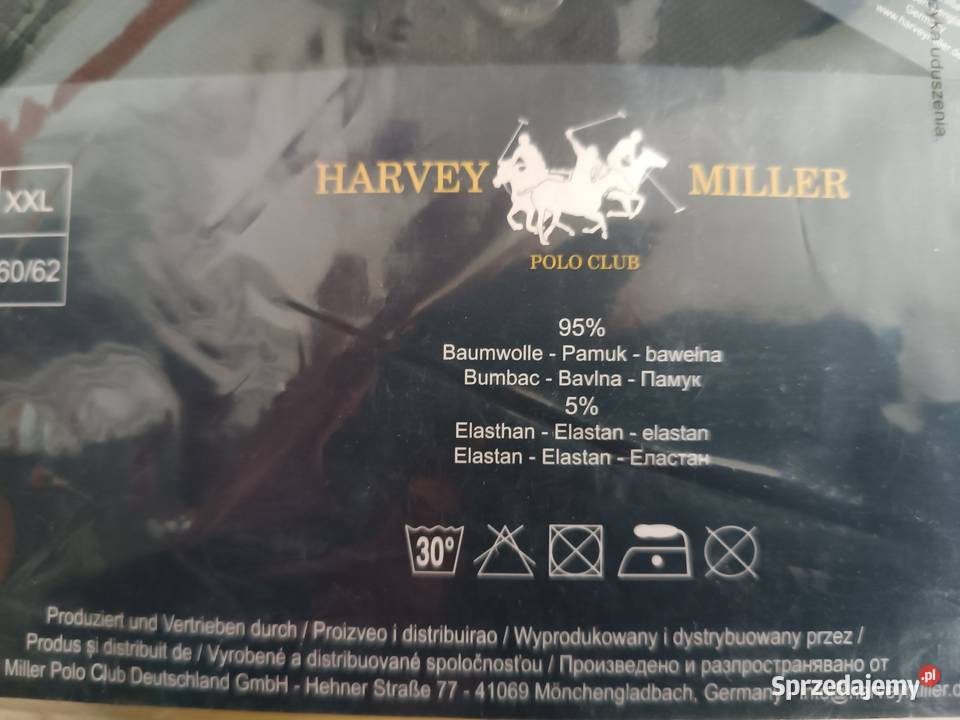 Harvey Miller koszulka polo męska czarna rozmiar Kędzierzyn-Koźle sprzedam
