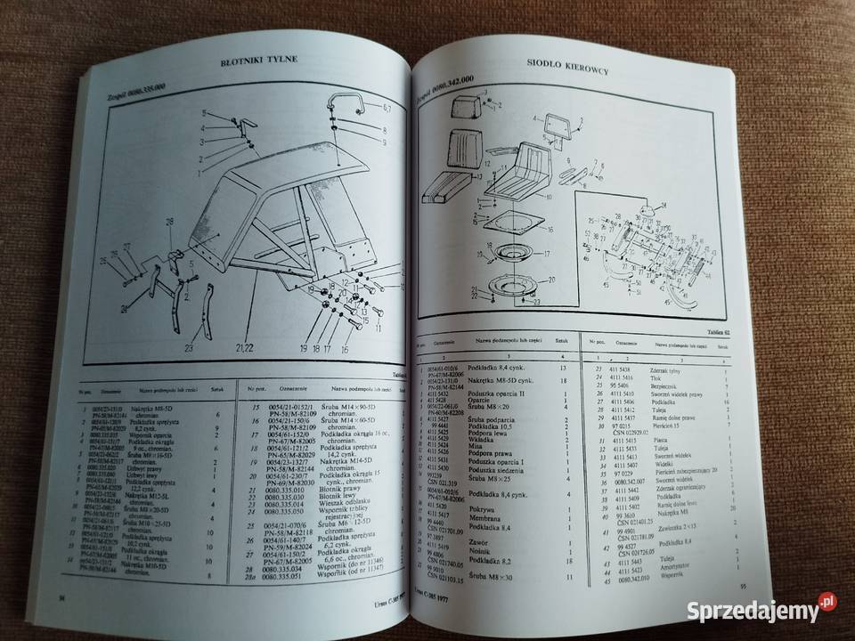 Katalog części zamiennych ciągnika rolniczego Lublin