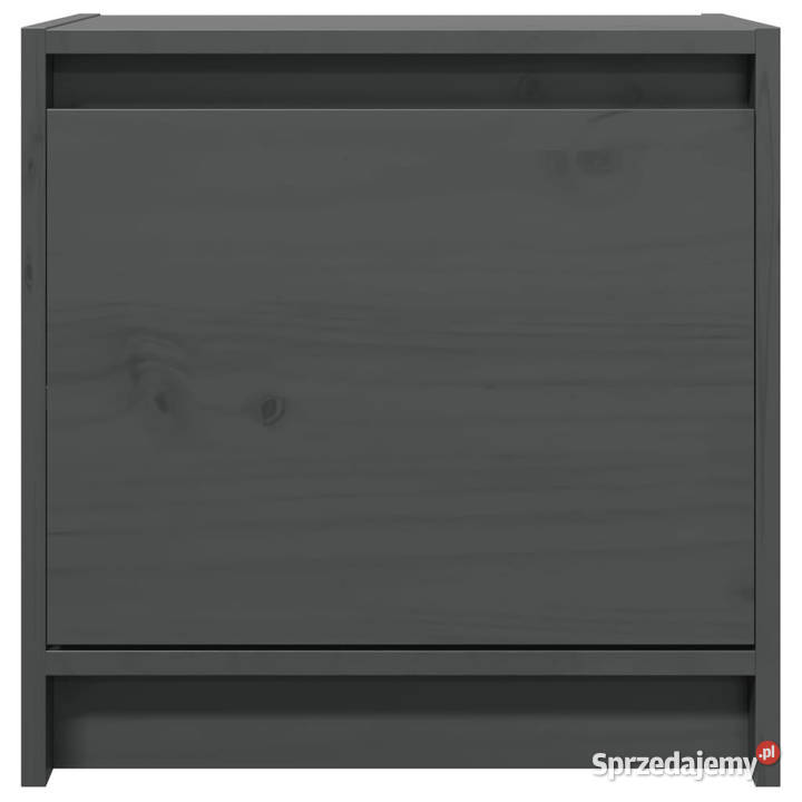 Szafki nocne 2 szare 40x305x40 lite drewno Warszawa
