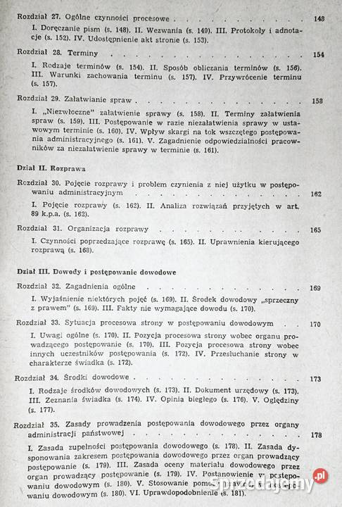 Postępowanie administracyjne Zarys wykładu Chełm