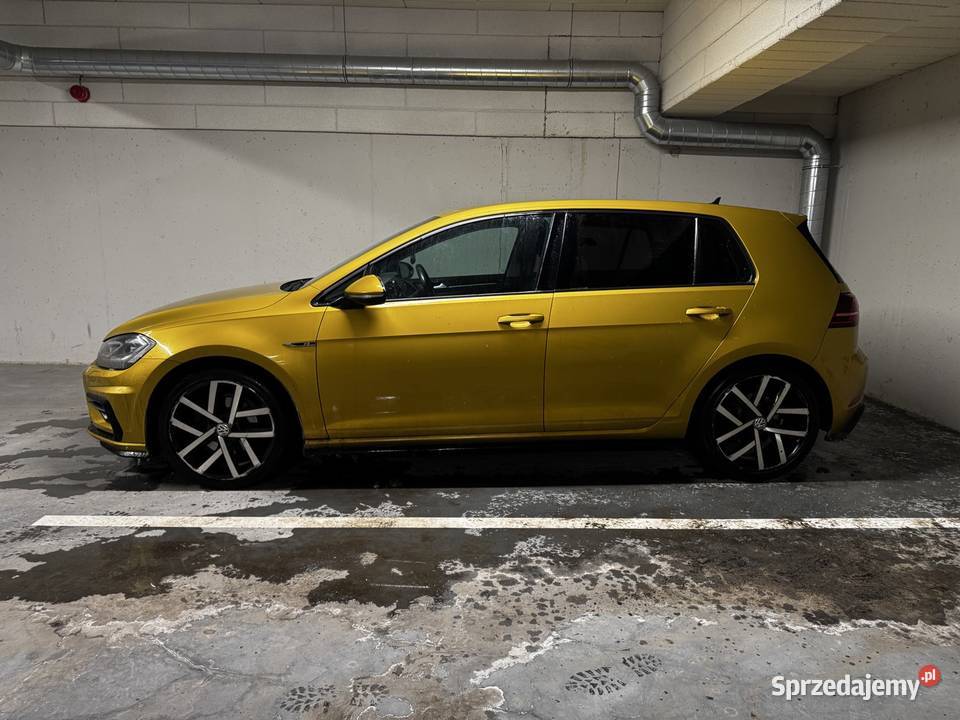 VW Golf VII Highline 15 TSI 110 kW 150 Rline złoty Gdańsk