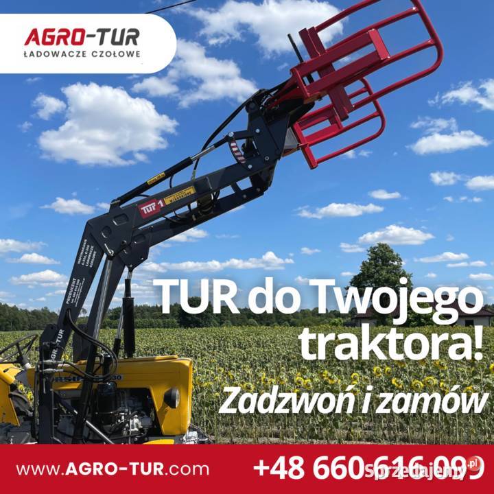 ŁADOWACZE CZOŁOWE TUR DO C330 C360 MF T25 ZETOR nieuszkodzony Chocz