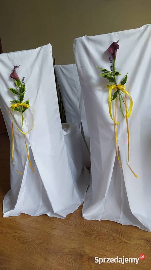 Pokrowce na ślub na krzesła Lublin