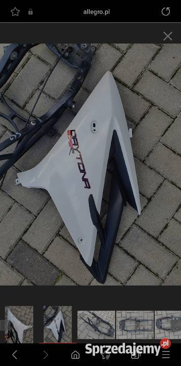 Triumph Daytona 675R stelaż ramka owiewka wielkopolskie Nowy Tomyśl sprzedam