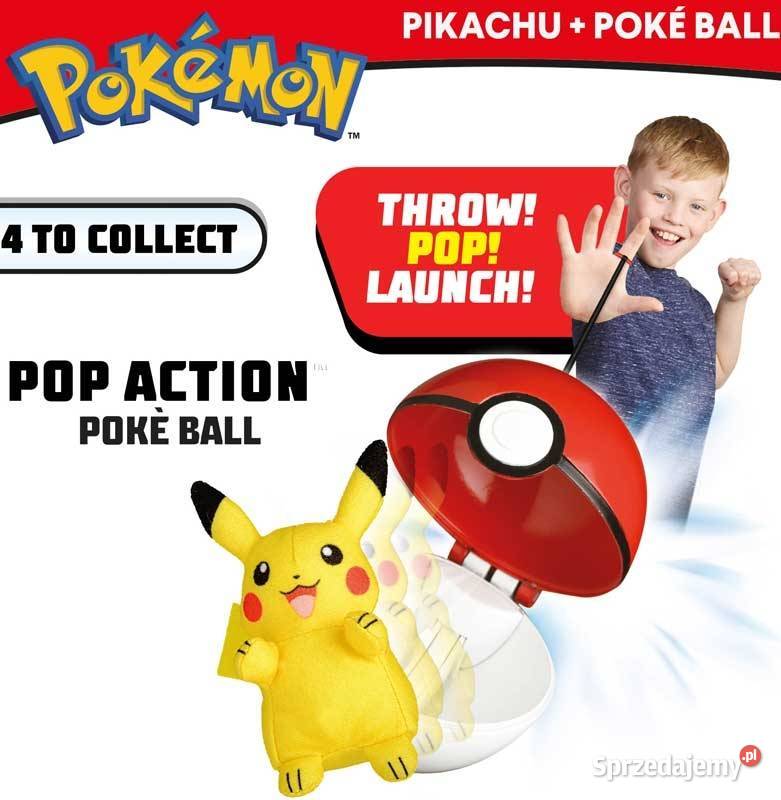 Wyskakujący Pikachu Pokemon Poke Ball Pop Action Mogilany
