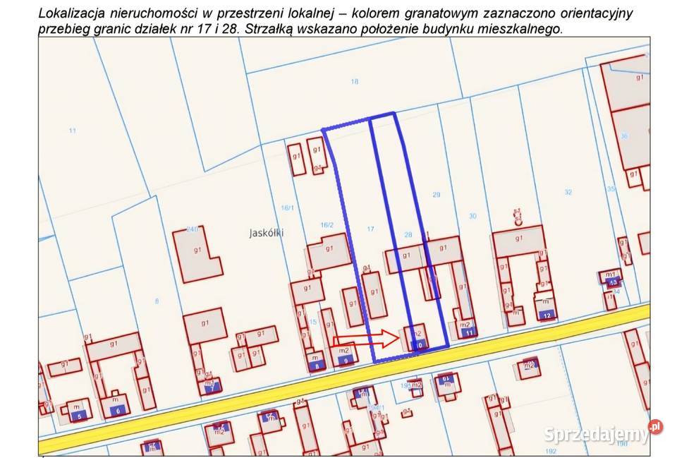 Dom 95 m2 Działka 44 ary Budynki gospodarcze gospodarstwo Jaskółki