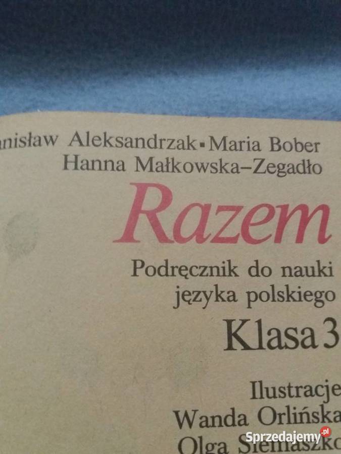 Książka podręcznik PRL 3 klasy Razem język polski lubelskie Lublin