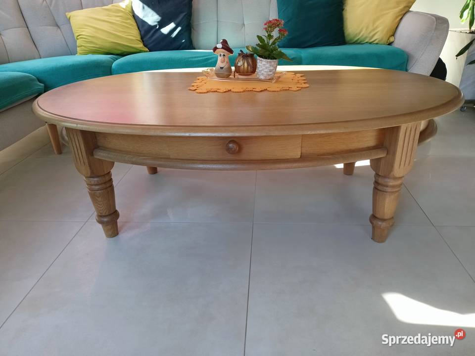 Dębowy stolik kawowyława lubuskie Sieniawa