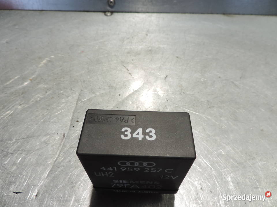 Przekaźnik 343 elektrycznych szyb Audi 80 B4