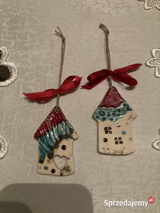 Domki Zawieszki Ceramiczne Wykonane Ręcznie 2