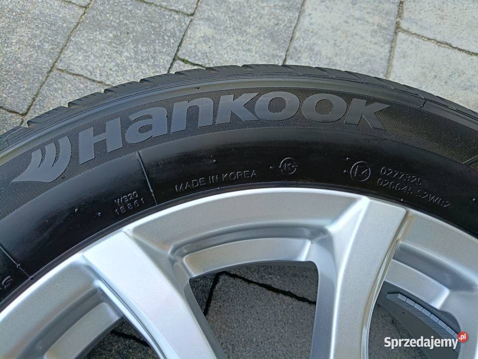 Alufelgi Kia 16 zimówki z oponami Hankook 7 mm sprzedam