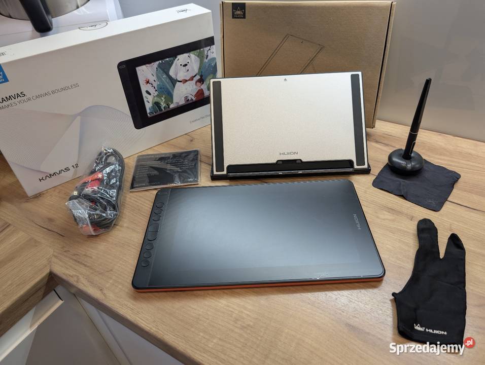 Tablet graficzny HUION Kamvas 12 podstawka Tablety i palmtopy Piotrków Trybunalski