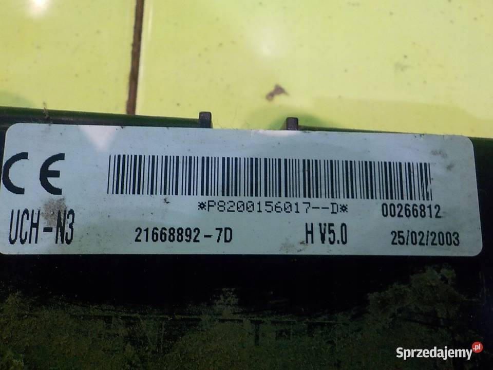 TRAFIC II 19 DCI 03r VAN modul sterownik Wyposażenie elektryczne Suków