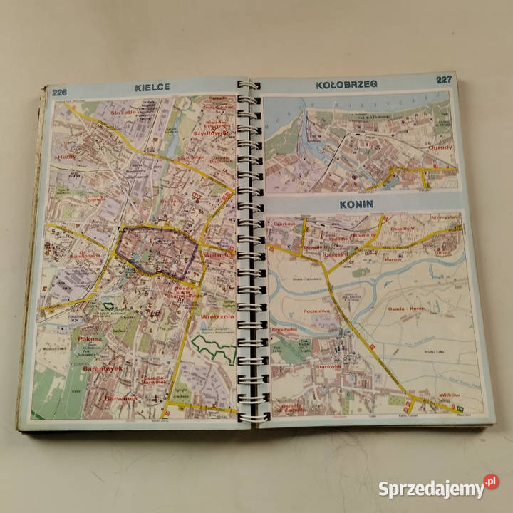 Atlas samochodowy Mapy Polska i Europa Warszawa sprzedam