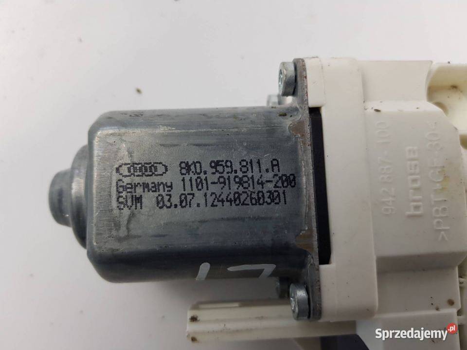 SILNICZEK SZYBY LT 8K0959811A AUDI A6 C7 Pozostałe Lipno