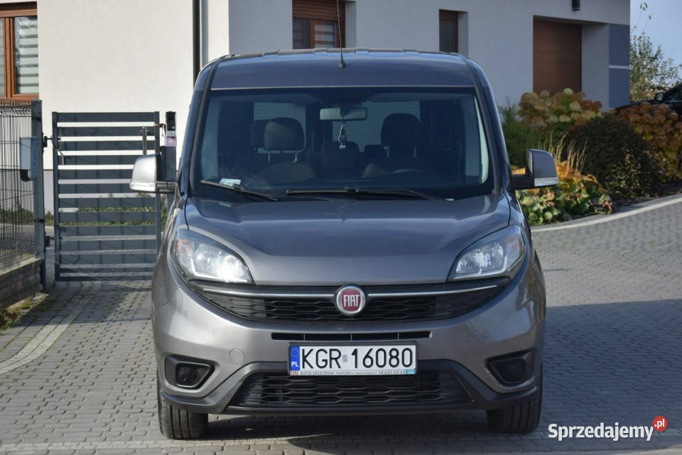 Fiat Doblo 14 TB Maxi 5Osobowy Klima 2019 Stan Samochody osobowe Majdan Sieniawski