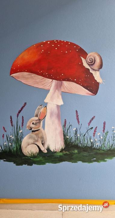 Malarstwo naścienne malowanie ścian ręcznie Tarnów