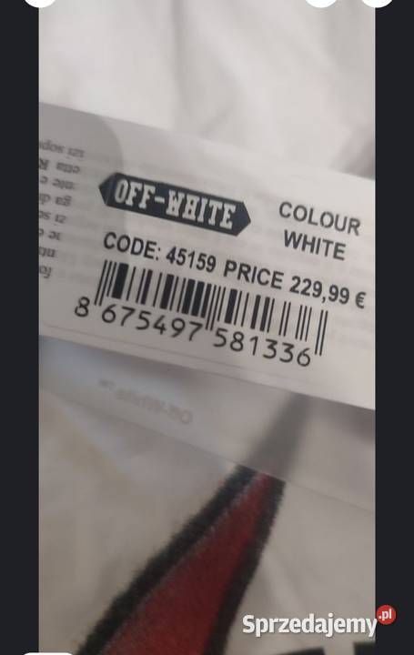 Koszulka off white nowa do negocjacji Olsztyn