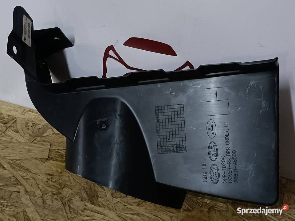 HYUNDAI I30 III OSŁONA DOLNA ZDERZAKA LEWY TYŁ osobowe Zderzaki Pleszew