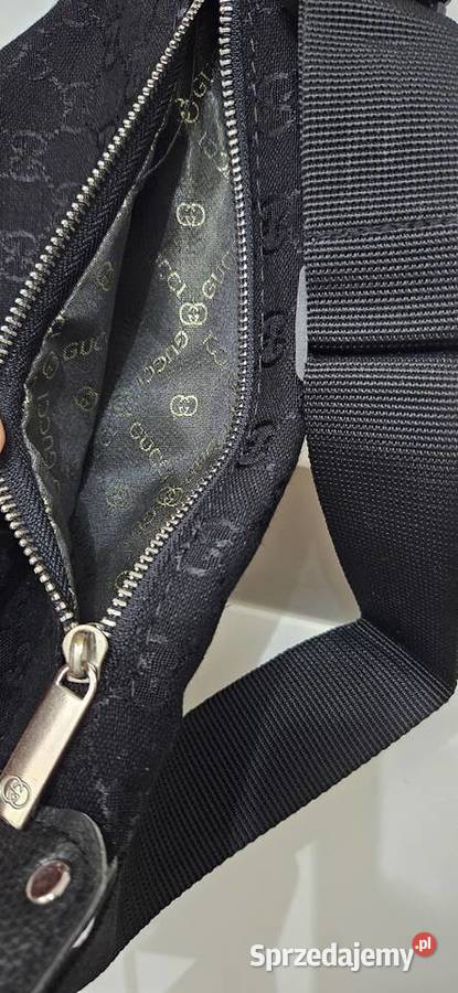 Gucci nerka torebka listonoszka piękna czarna