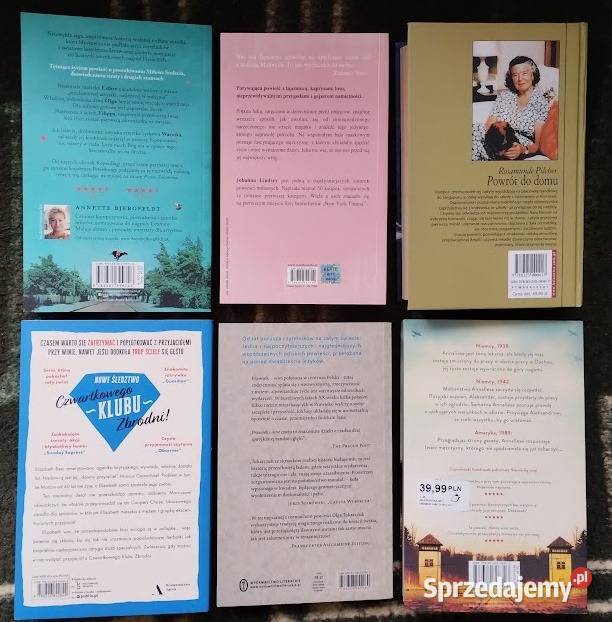 Literatura kobieca książki NOWE pakiet 6 OKAZJA łódzkie