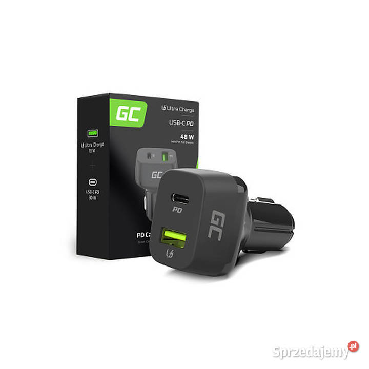 Ładowarka Samochodowa Green Cell USBC 48W Power dolnośląskie