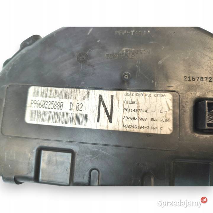 LICZNIK ZEGARY P9660225880 Citroen C3 I C2 14 Chełm sprzedam