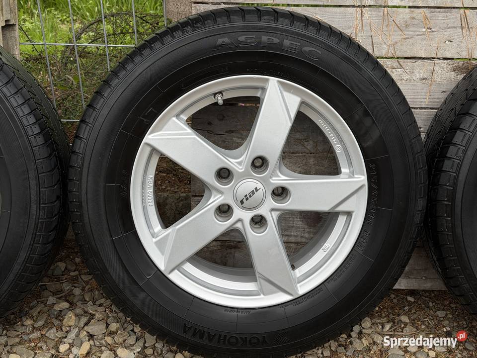 Koła letnie 5x1143 R16 Rial 65J ET40 Czujniki podkarpackie Brzozów sprzedam