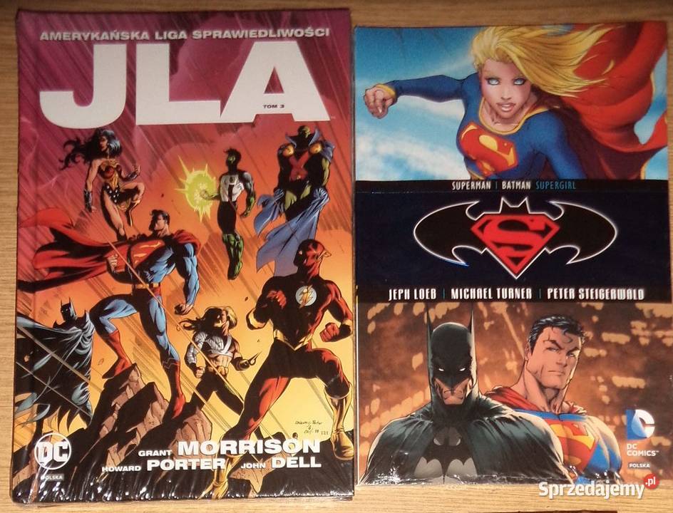 Amerykańska Liga Sprawiedliwości JLA3 Batman Supergirl FOLIA