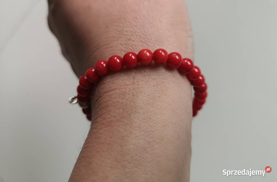 Bransoletka koral hieroglif byk srebro srebro kujawsko-pomorskie Toruń
