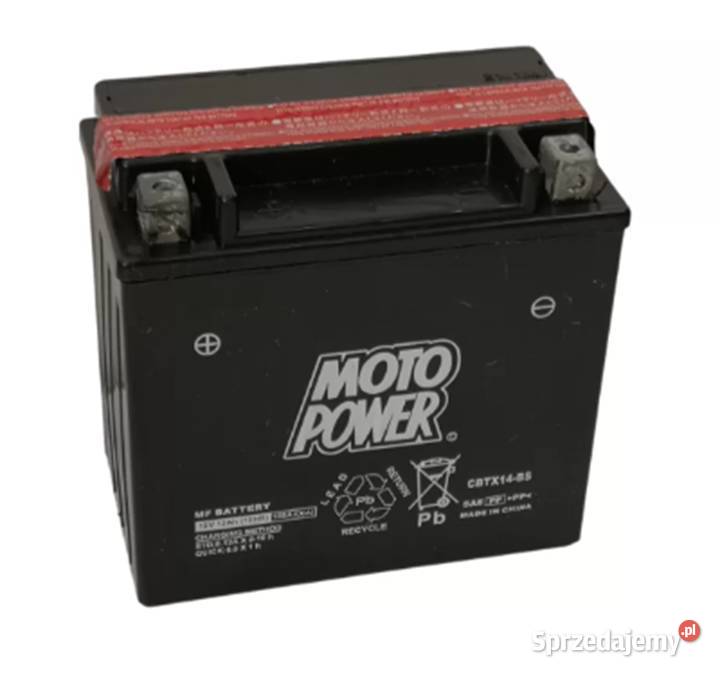 Akumulator motocyklowy MotoPower CBTX14BS podkarpackie Rzeszów sprzedam