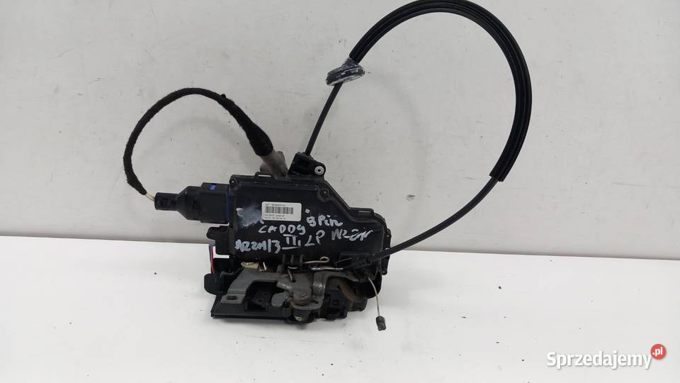VW CADDY 1T III ZAMEK DRZWI PRZÓD LEWY 9PIN Zbierkowo