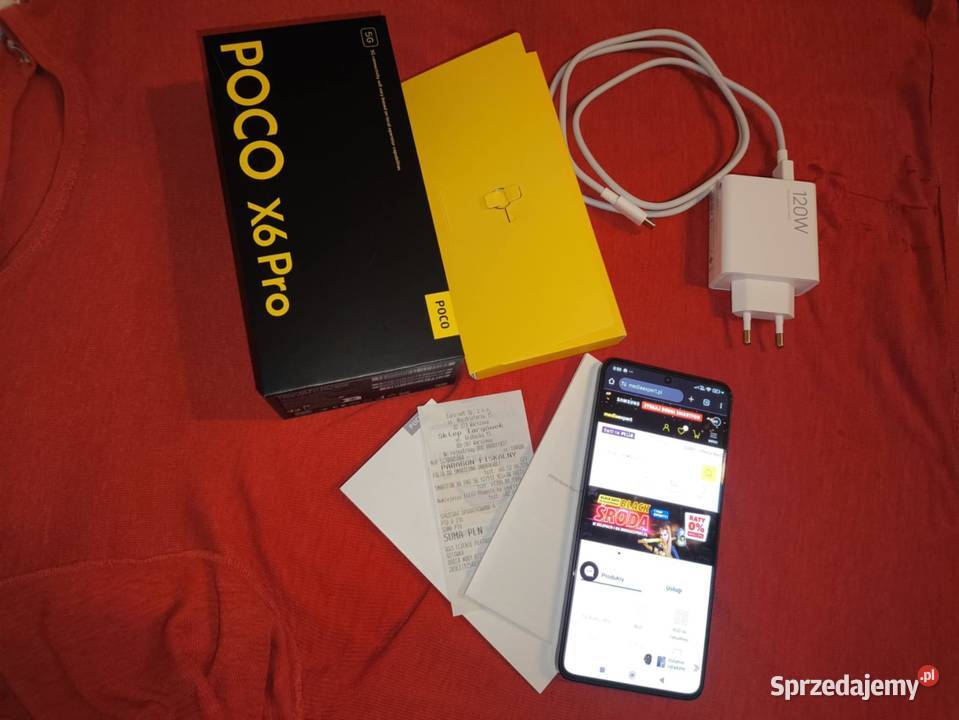 Smartfon POCO X6 PRO 5G stan komplet gwarancja Radom sprzedam