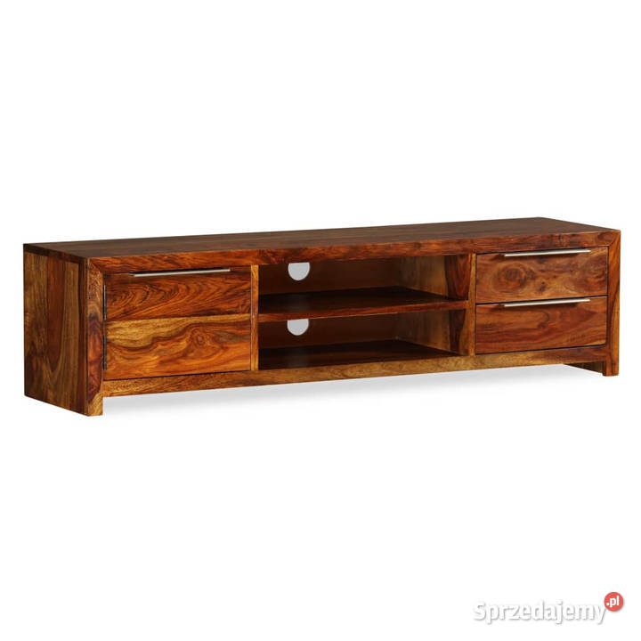 Szafka pod TV z drewna sheesham 120 x 30 x 30 mazowieckie Warszawa