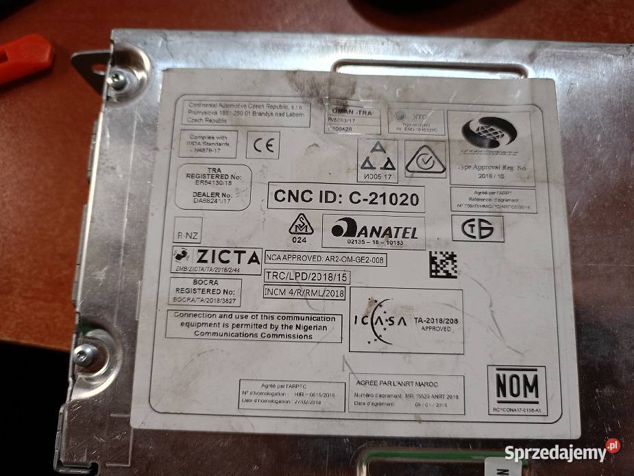 PEUGEOT RADIO NAWIGACJA Z ANTENĄ GPS 9834033880 Słupca