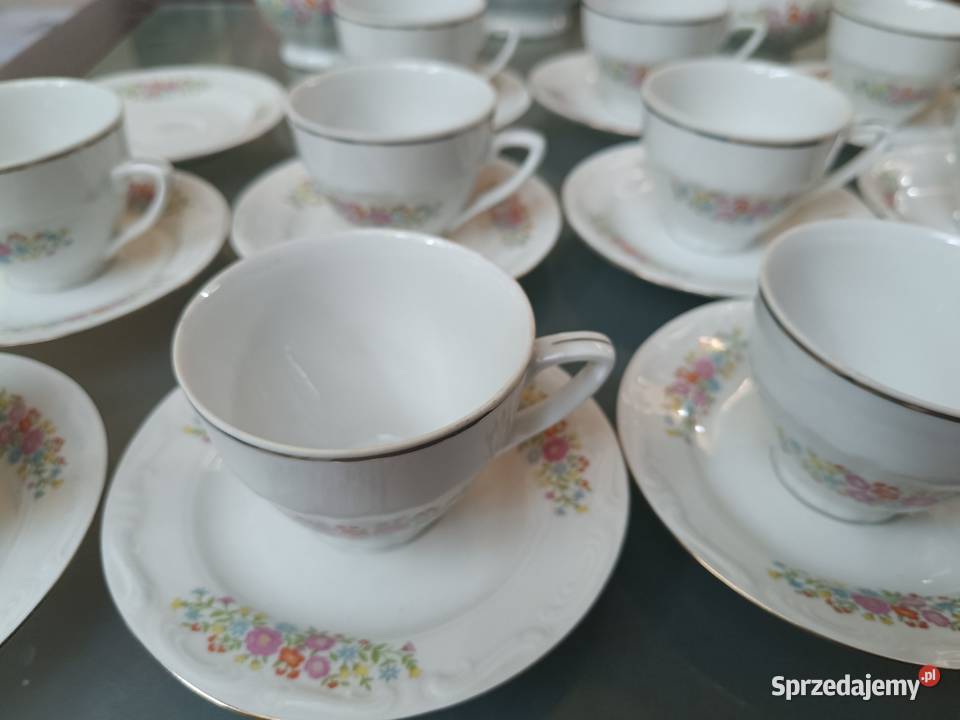 Serwis kawowy Stara porcelana śląskie Tychy