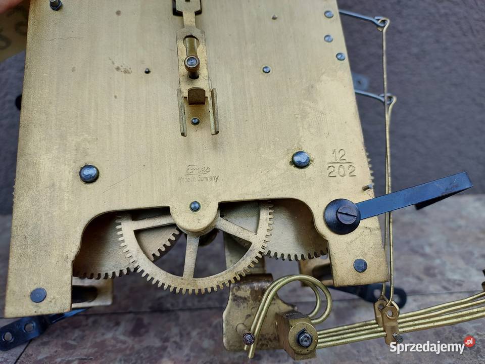 679 Mechanizm starego zegara Emes bufetowego Pozostałe Tczew