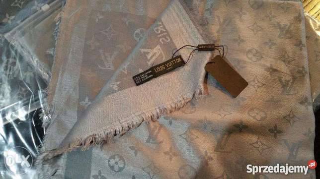 SZAL chusta LV LOUIS Vuitton kolory kaszmir Katowice