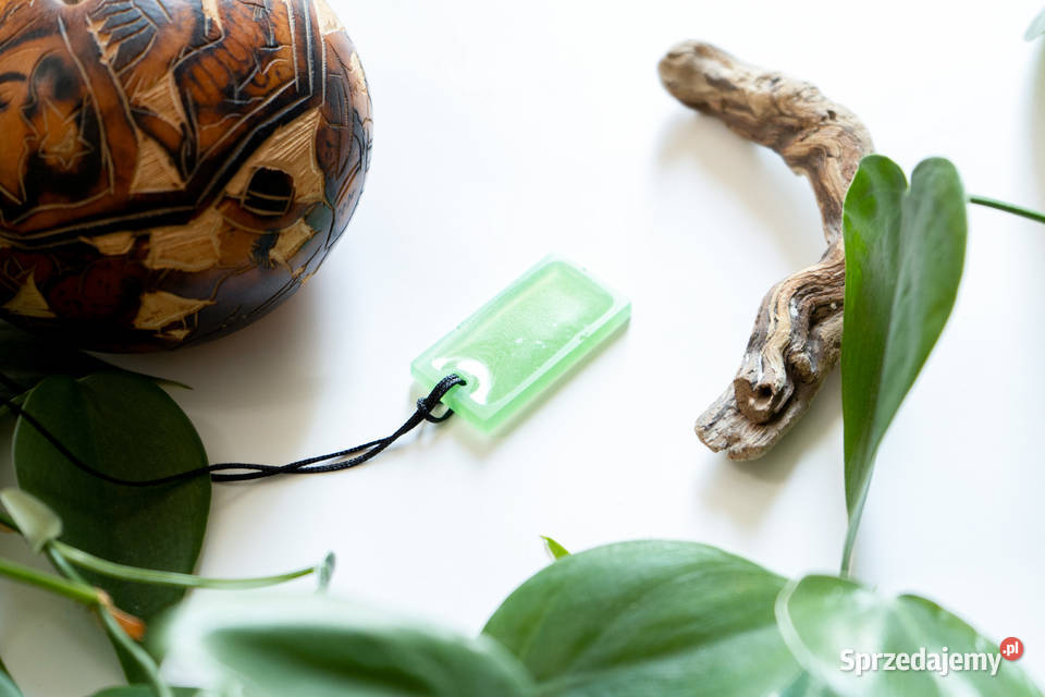 Świecący w ciemności zielony prostokątny Warszawa