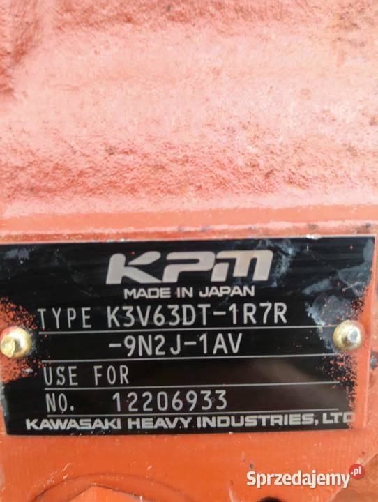 Pompa Kawasaki K3V63DT JCBdoosan HyundaiVolvo Układ hydrauliczny Frampol sprzedam