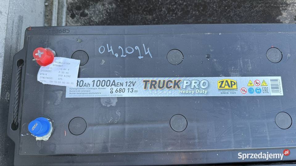 Akumulatory ZAP WARTA 180 ah NOWE Rok produkcji 2024 Układ elektryczny, zapłon Koszajec