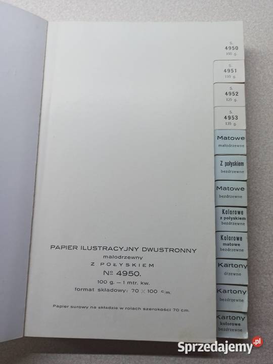 Katalog ofertowy fabryki papieru J Franaszek Warszawa