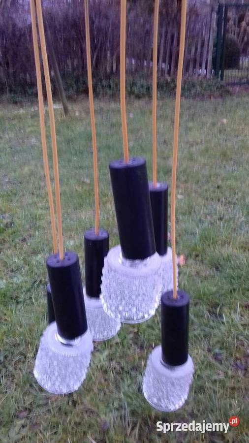 retro lampa wiszaca Kamenicky Senov lata 60 te Lubań