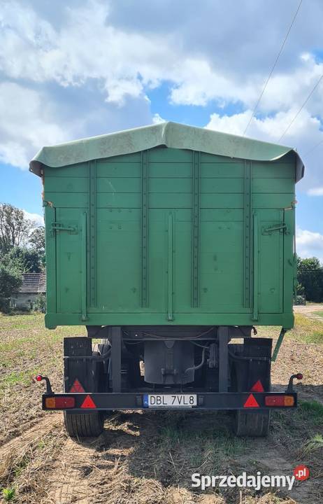 Przyczepa 3 osiowa nieuszkodzony Lubań