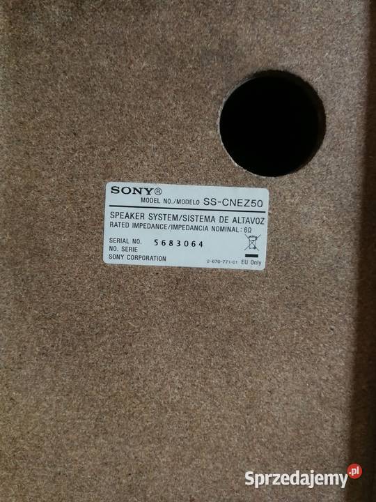Miniwieża Sony CMTNEZ50 z głośnikami 100 Sprawna Szczecin