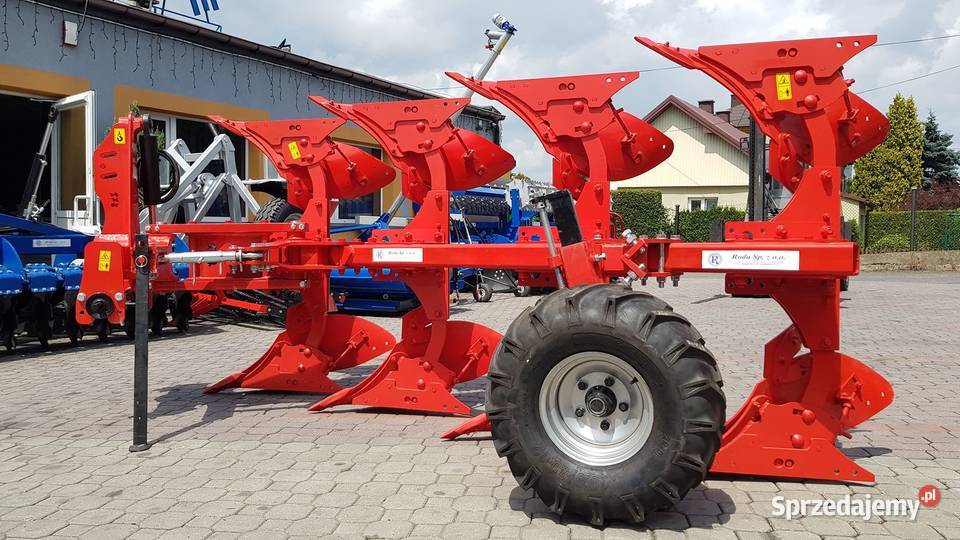 Pług obrotowy obracalny POM mały EUROMASZ Nowy Sącz
