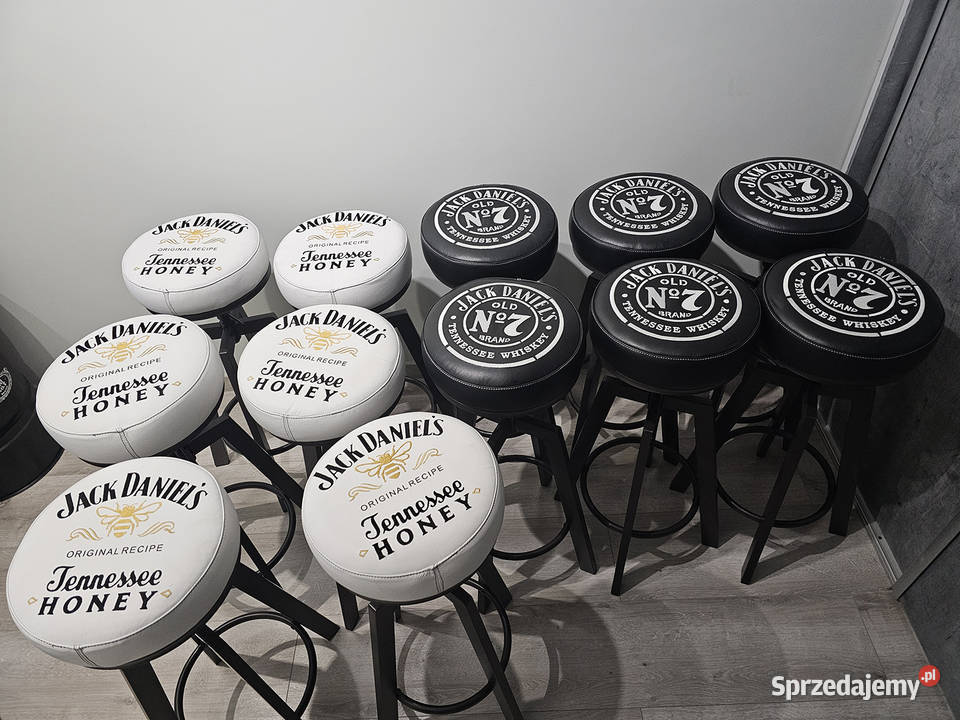 Jack Daniels Hooker krzesło taboret naturalna małopolskie