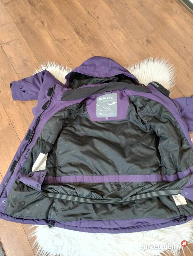 Kurtka narciarska HiTec w kolorze fioletowym Hażlach